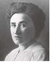 Portræt af Rosa Luxemburg